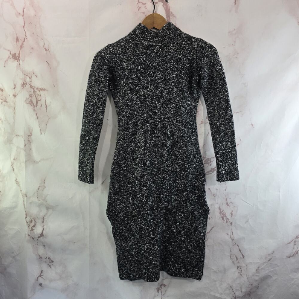 & Other Stories Dress Girls M 10 12 Gray Sweater Mock Midi Maxi Wool Blend